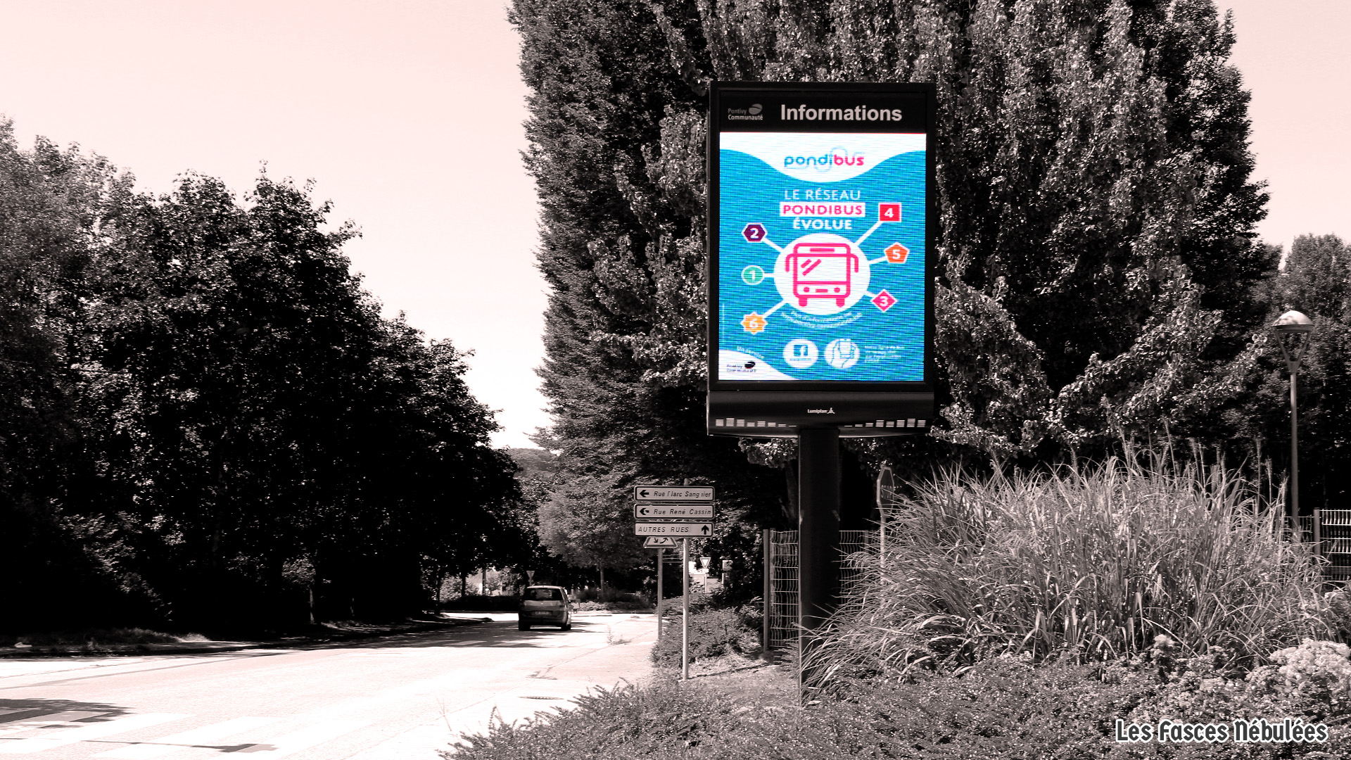 Affiche de lancement numérique