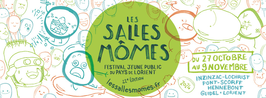 Couverture Facebook illustrée de la page des Salles Mômes