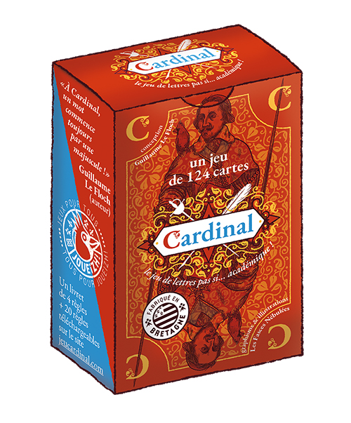 Recto de la boîte du jeu de cartes Cardinal
