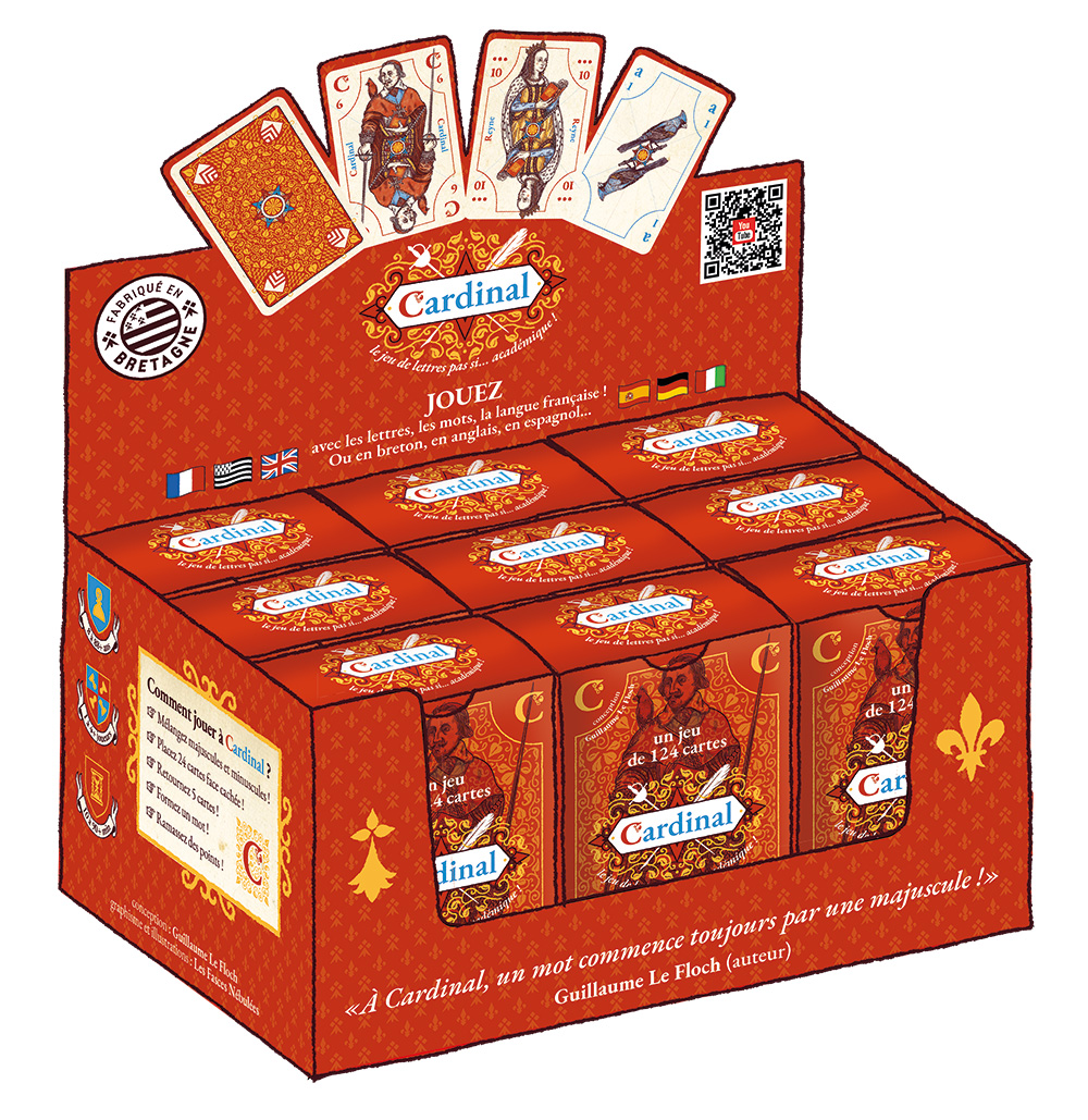 Présentoir pour 9 boîtes de jeu