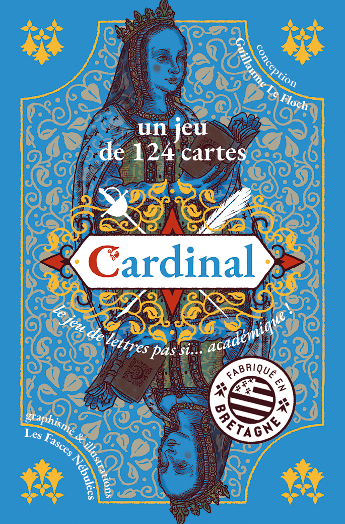 Verso de la boîte de jeu avec Anne de Bretagne